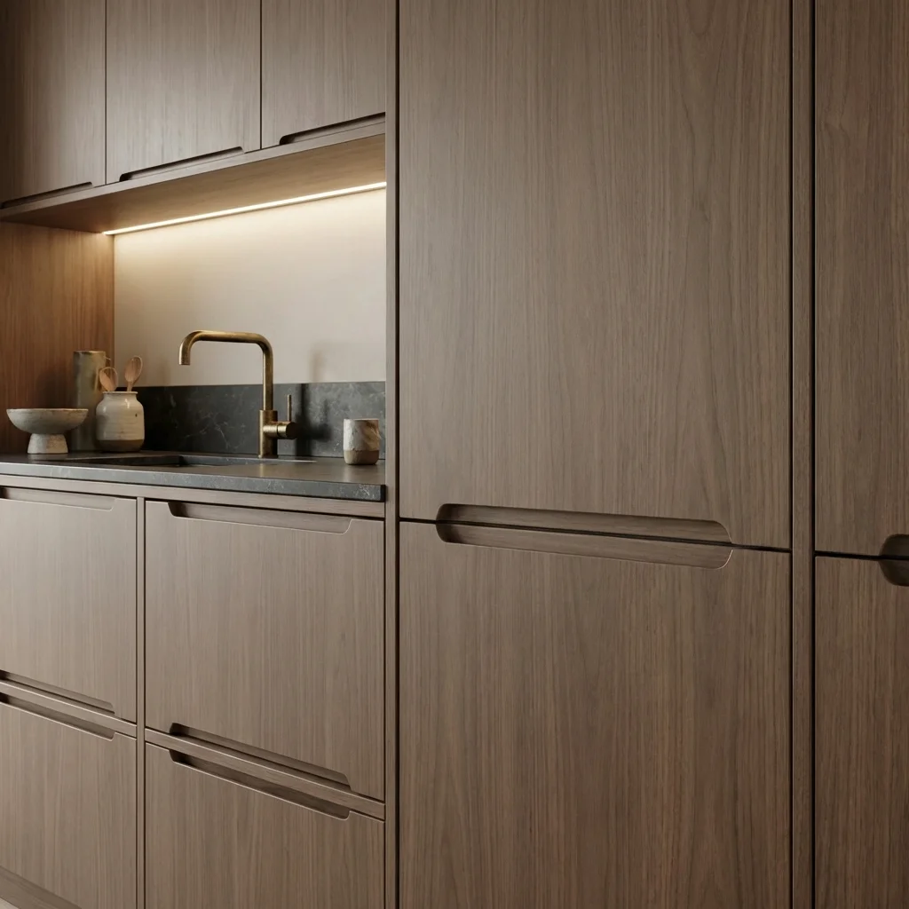 Rustic Oak Villa Kitchen